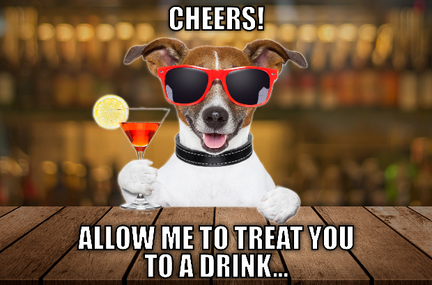 Reward: Cheers! –  Seaside Santorini Beach Bar Restaurant