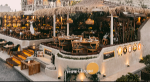 Service offered at Seaside Santorini Beach Bar Restaurant – MAIN RESTAURANT HALL